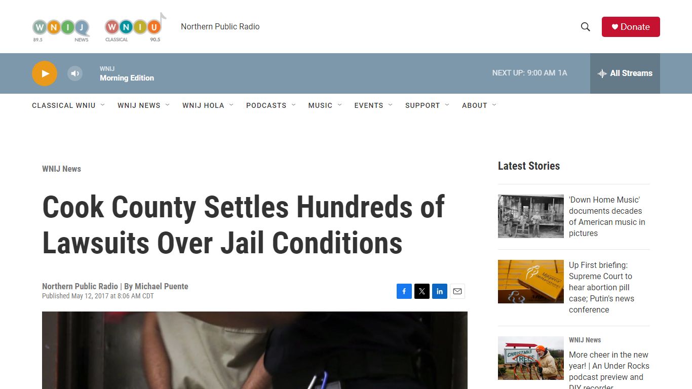 Cook County Settles Hundreds of Lawsuits Over Jail Conditions